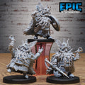 Dwarf Chief Set of 3 DND miniatures group photo Giants & Dwarfs