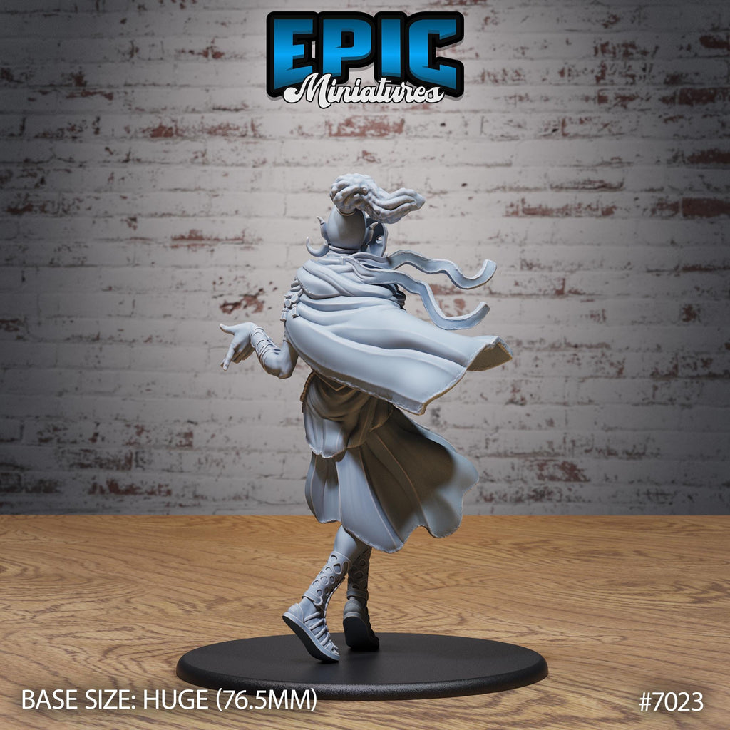 Cloud Giant Smiling One Option #7023 back DND miniature Giants & Dwarfs 16k resin