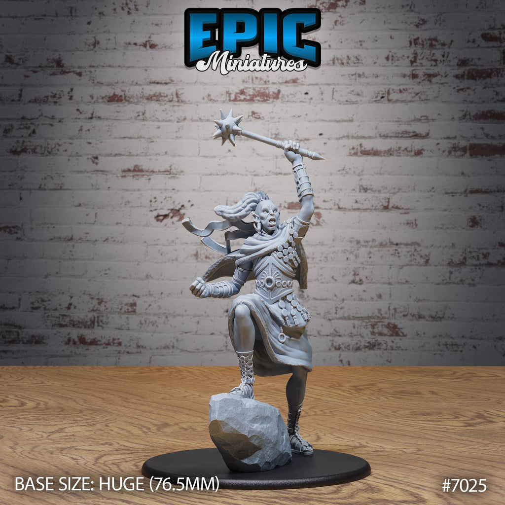 Cloud Giant Smiling One Option #7025 front DND miniature Giants & Dwarfs 16k resin