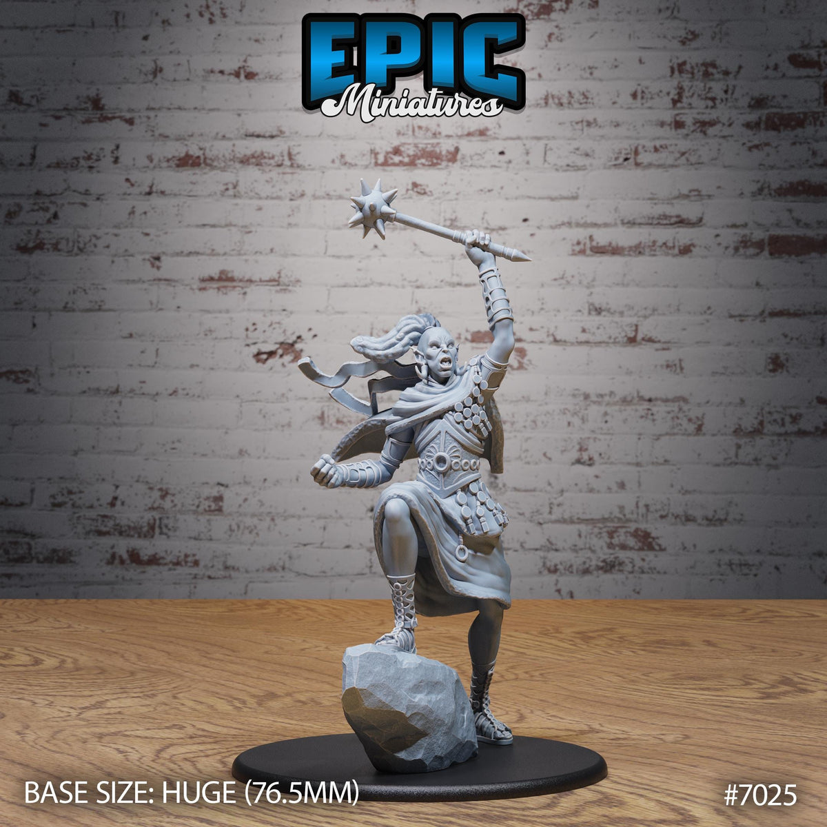 Cloud Giant Smiling One Option #7025 front DND miniature Giants & Dwarfs 16k resin