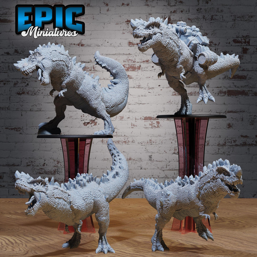 Crystal Rex Set of 3 DND miniatures group photo Giants & Dwarfs