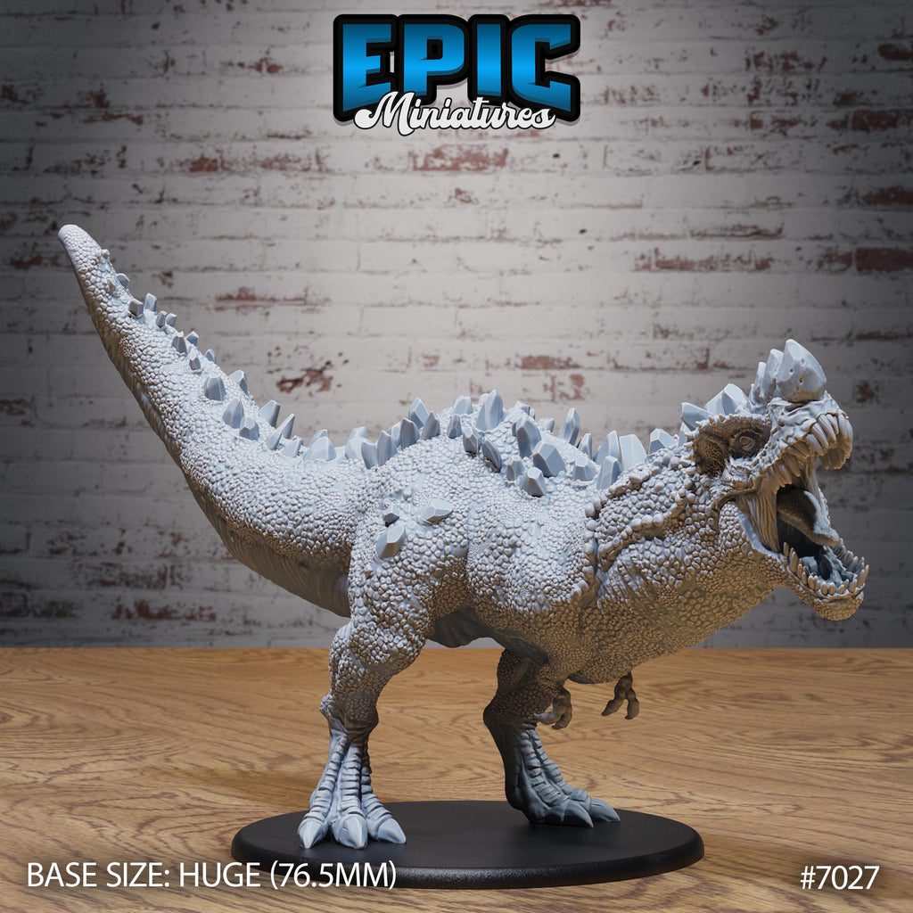 Crystal Rex Option #7027 front DND miniature Giants & Dwarfs 16k resin