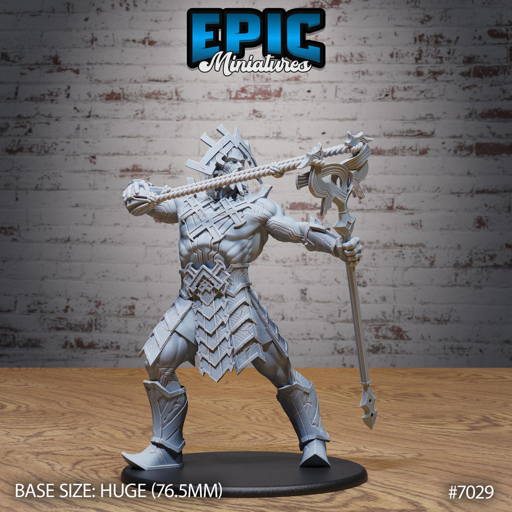 Stone Giant Option #7029 front DND miniature Giants & Dwarfs 16k resin