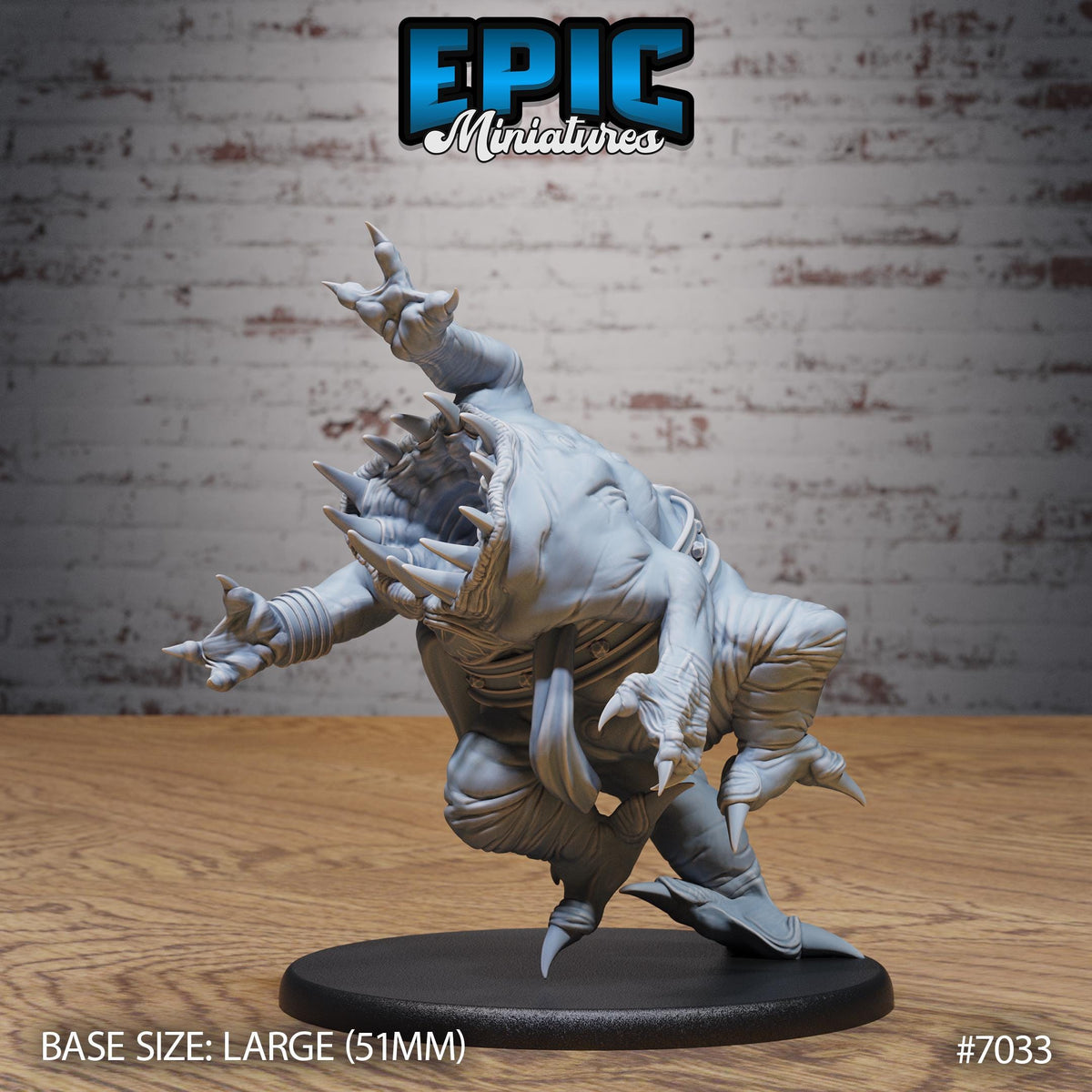 Gem Eater Option #7033 front DND miniature Giants & Dwarfs 16k resin