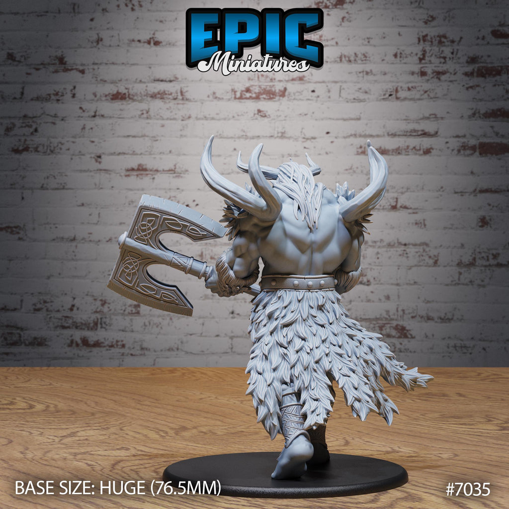 Frost Giant Option #7035 back DND miniature Giants & Dwarfs 16k resin