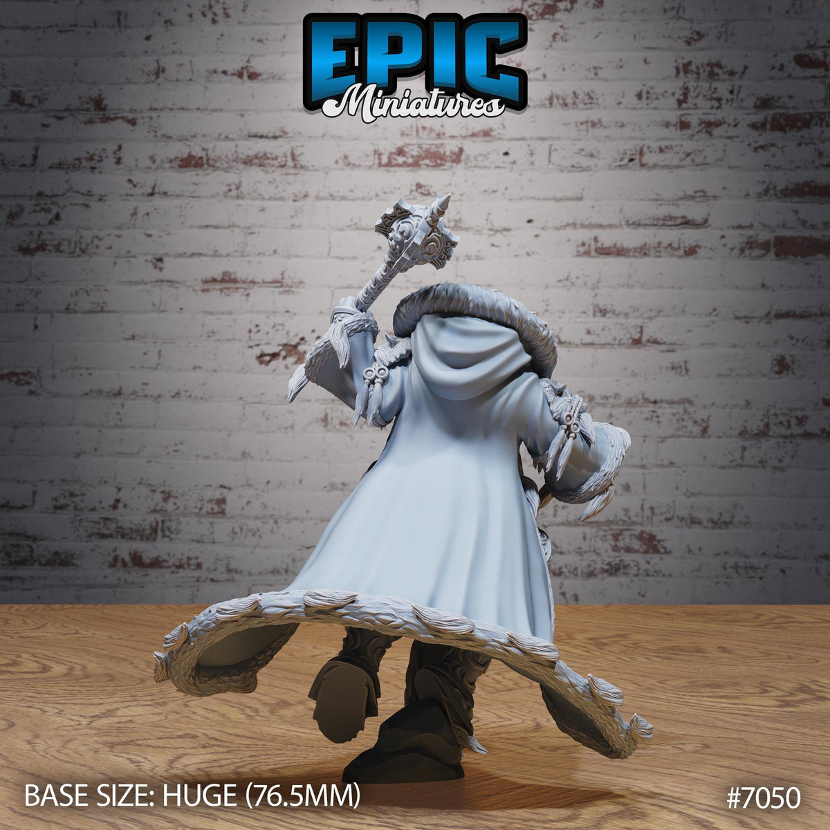 Fire Giantess Queen Option #7050 back DND miniature Giants & Dwarfs 16k resin