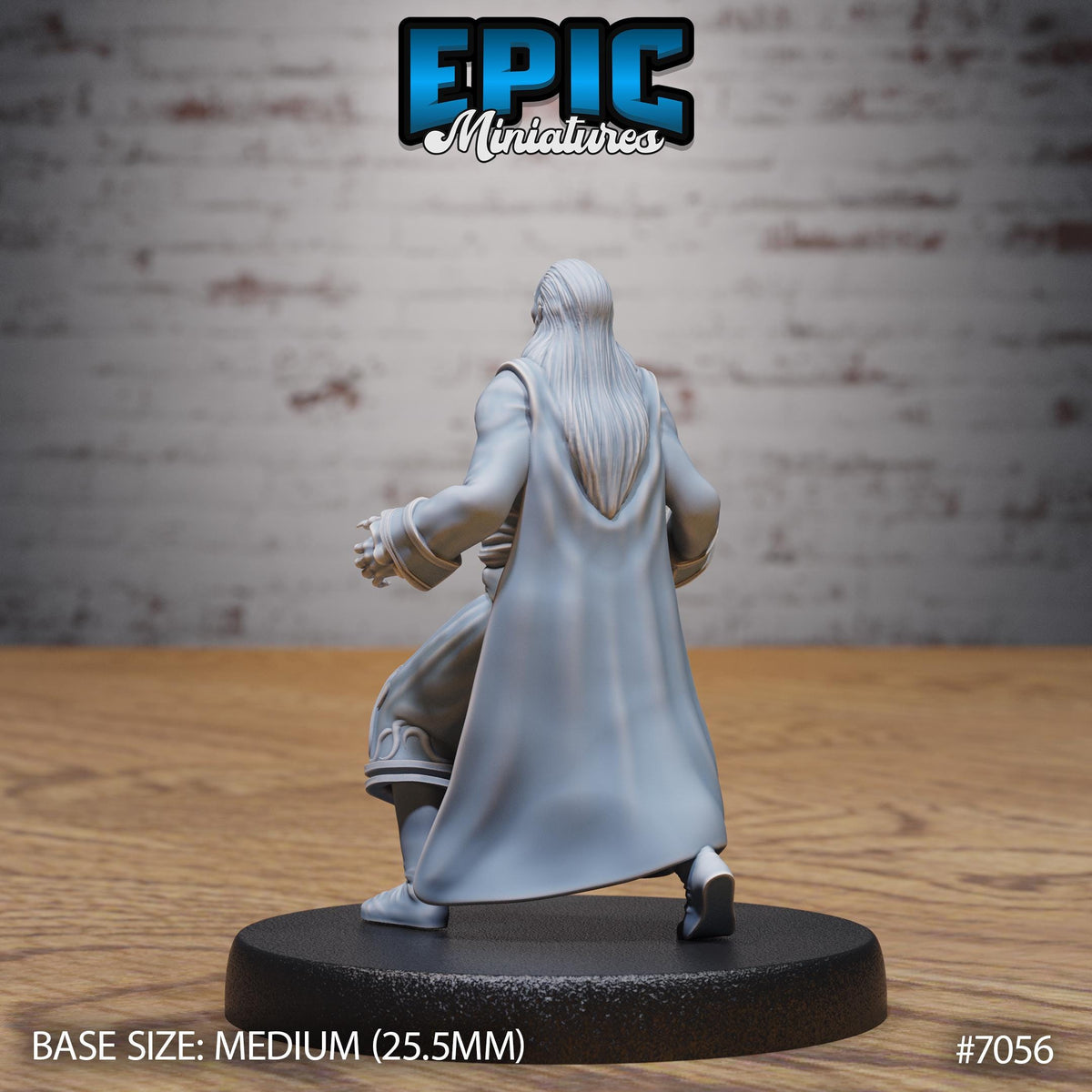 Vampire Classic Option #7056 back DND miniature Transylvania Adventure 16k resin