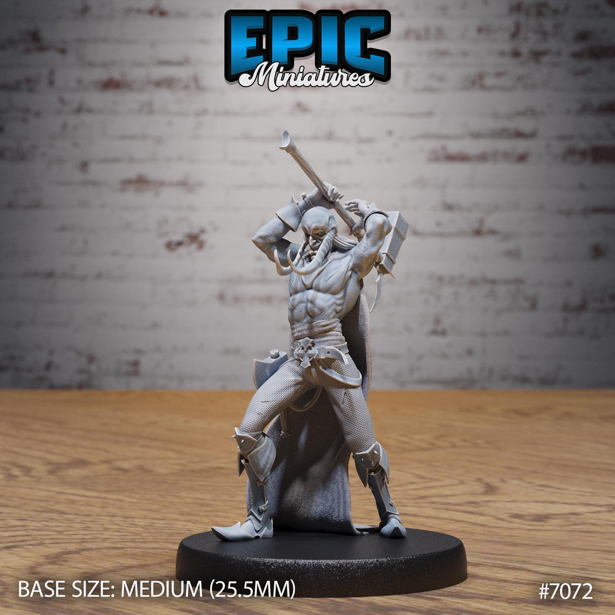 Grave Digger Option #7072 front DND miniature Transylvania Adventure 16k resin