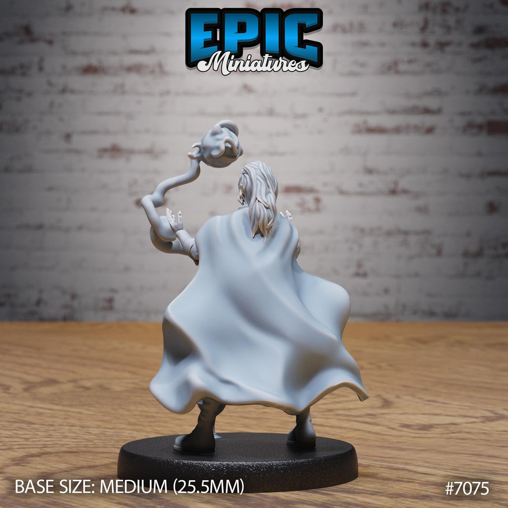 Vampire Blood Sorcerer Option #7075 back DND miniature Transylvania Adventure 16k resin