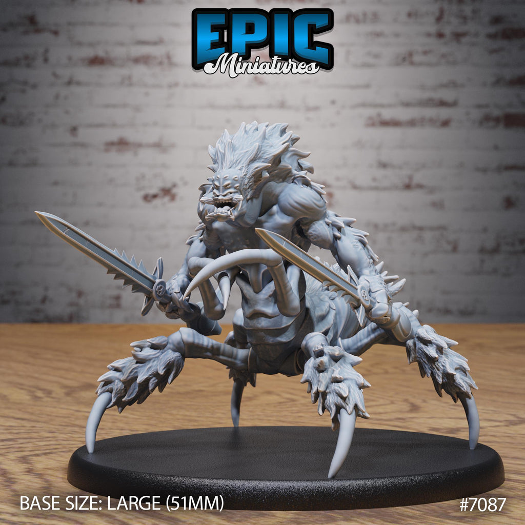 Were Spider Option #7087 front DND miniature Transylvania Adventure 16k resin