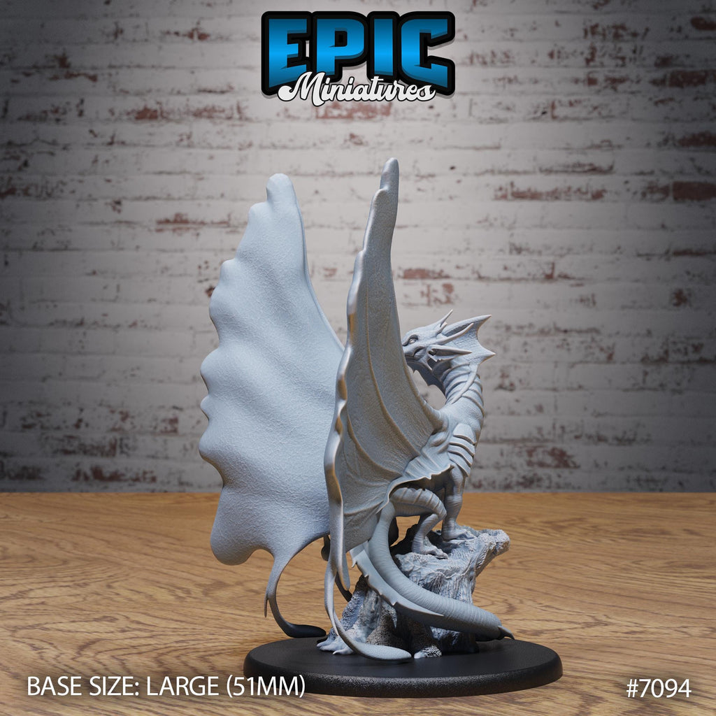 Fairy Dragon Option #7094 back DND miniature Natural Magic 16k resin