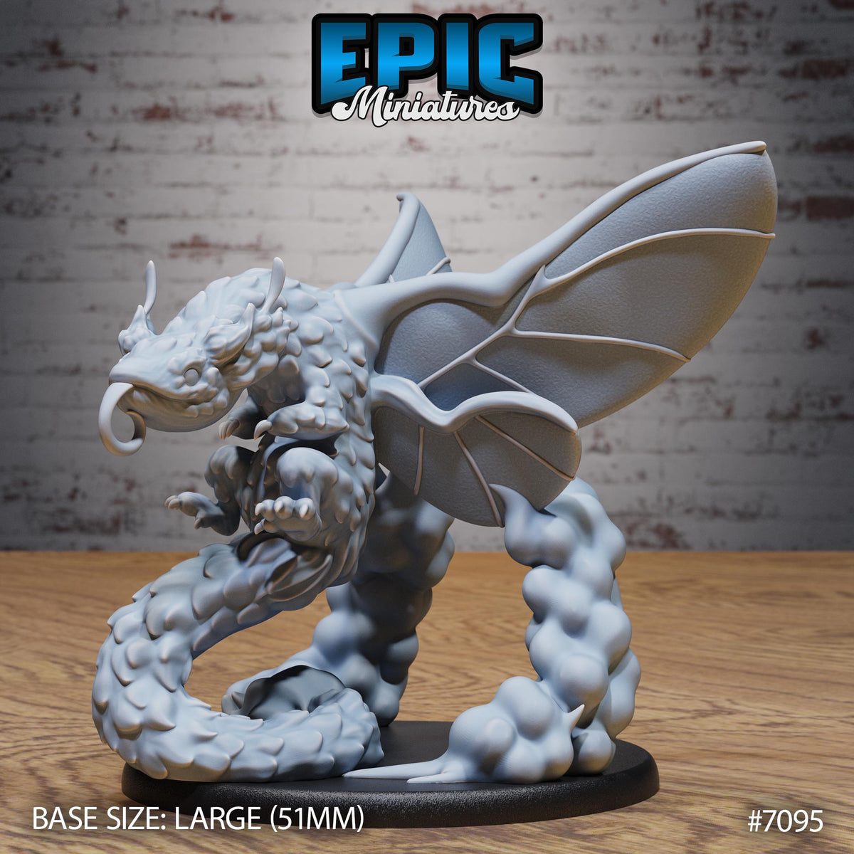 Fairy Dragon Option #7095 front DND miniature Natural Magic 16k resin