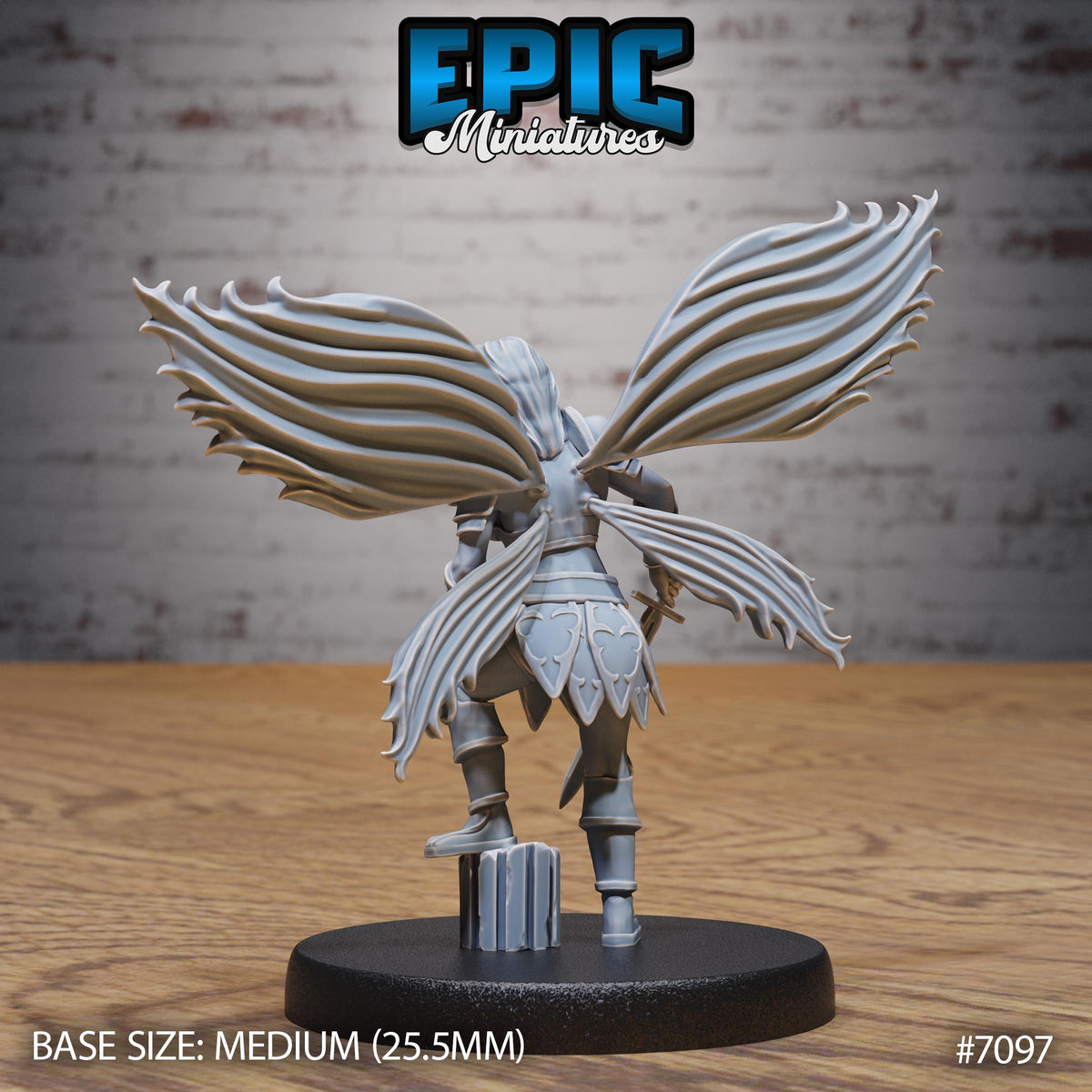 Fey Folk Option #7097 back DND miniature Natural Magic 16k resin
