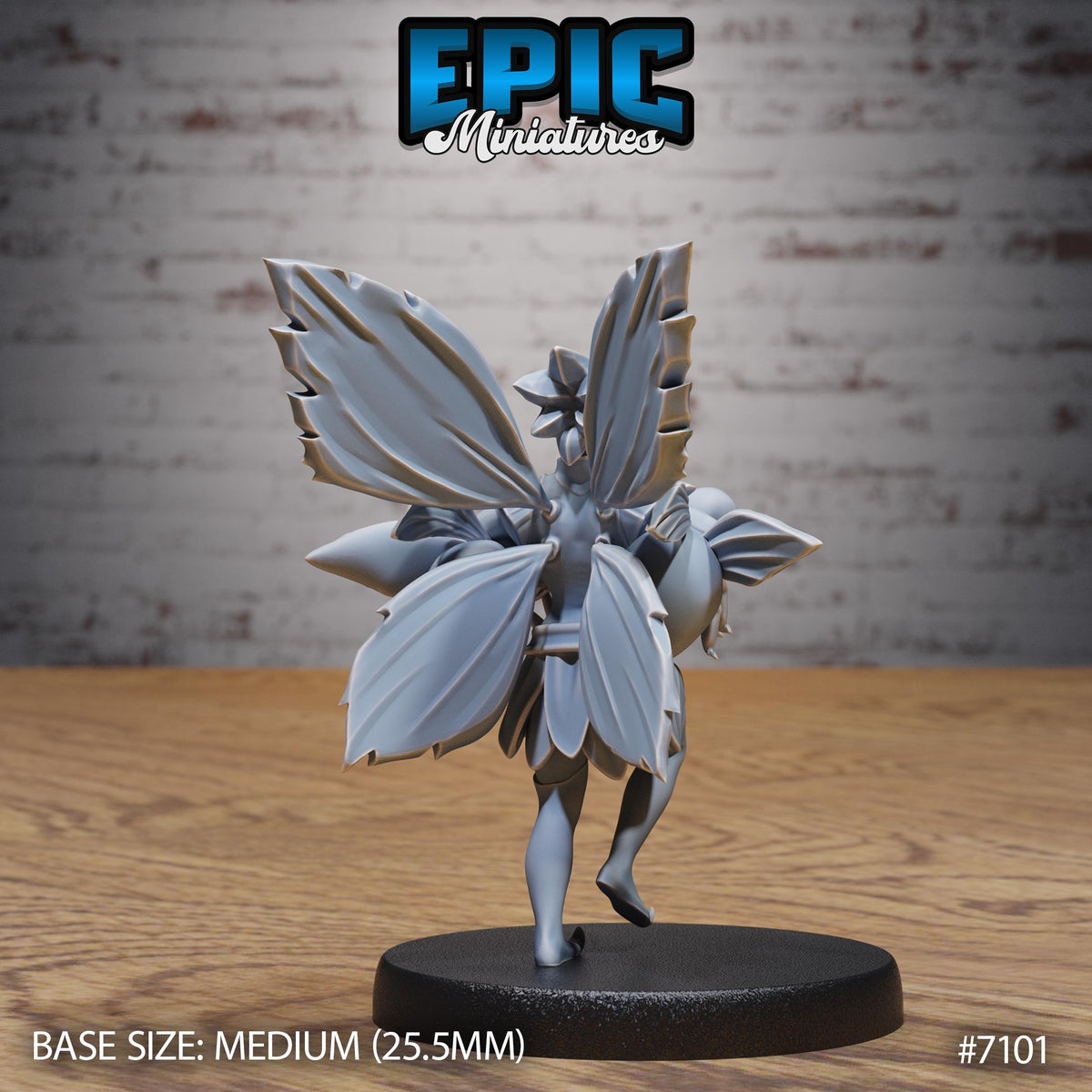 Fey Folk Option #7101 back DND miniature Natural Magic 16k resin