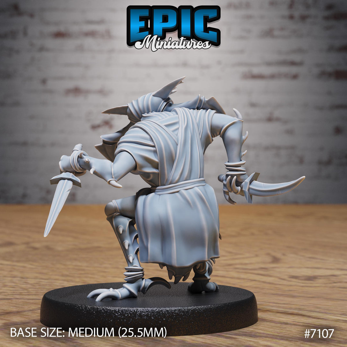 Pincer Insectoid Option #7107 back DND miniature Natural Magic 16k resin