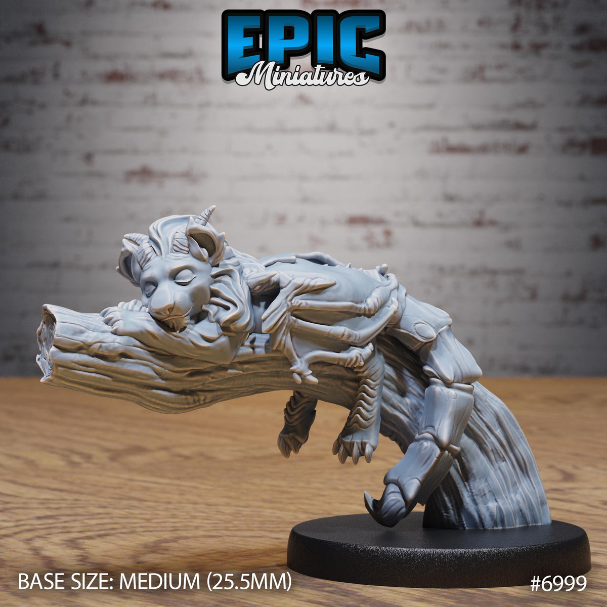 Manticore Baby Option #6999 front DND miniature Infernal Heritage 16k resin