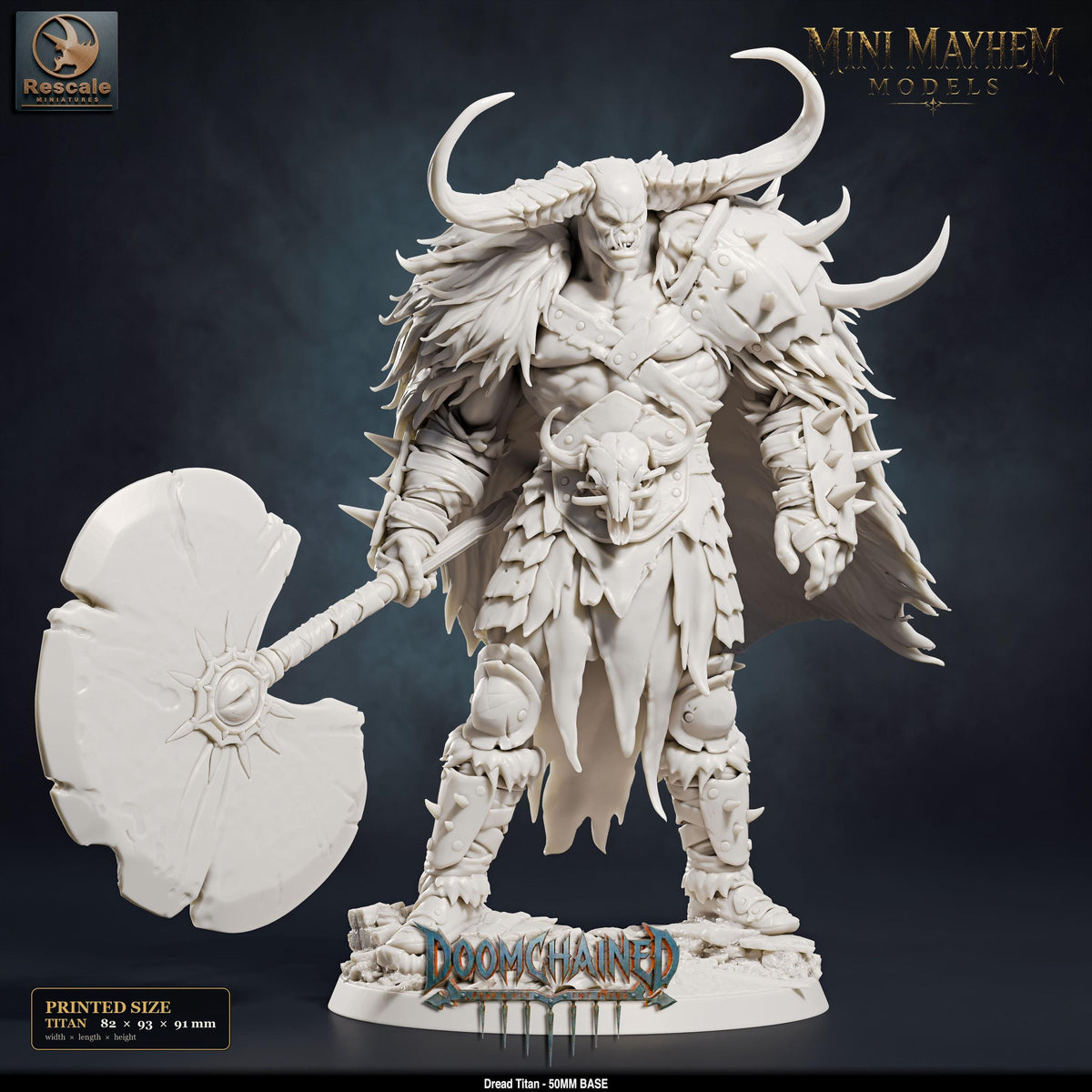 Dread Titan DND miniature Doomchained Rescale Miniatures