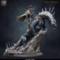 Iron Scale Ravager B | Option: Mount | front | DND miniature Doomchained Rescale Miniatures
