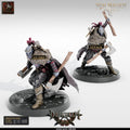 Huscarl Dual Axe Vampire | group photo | DND miniatures Duskhelm Rescale Miniatures