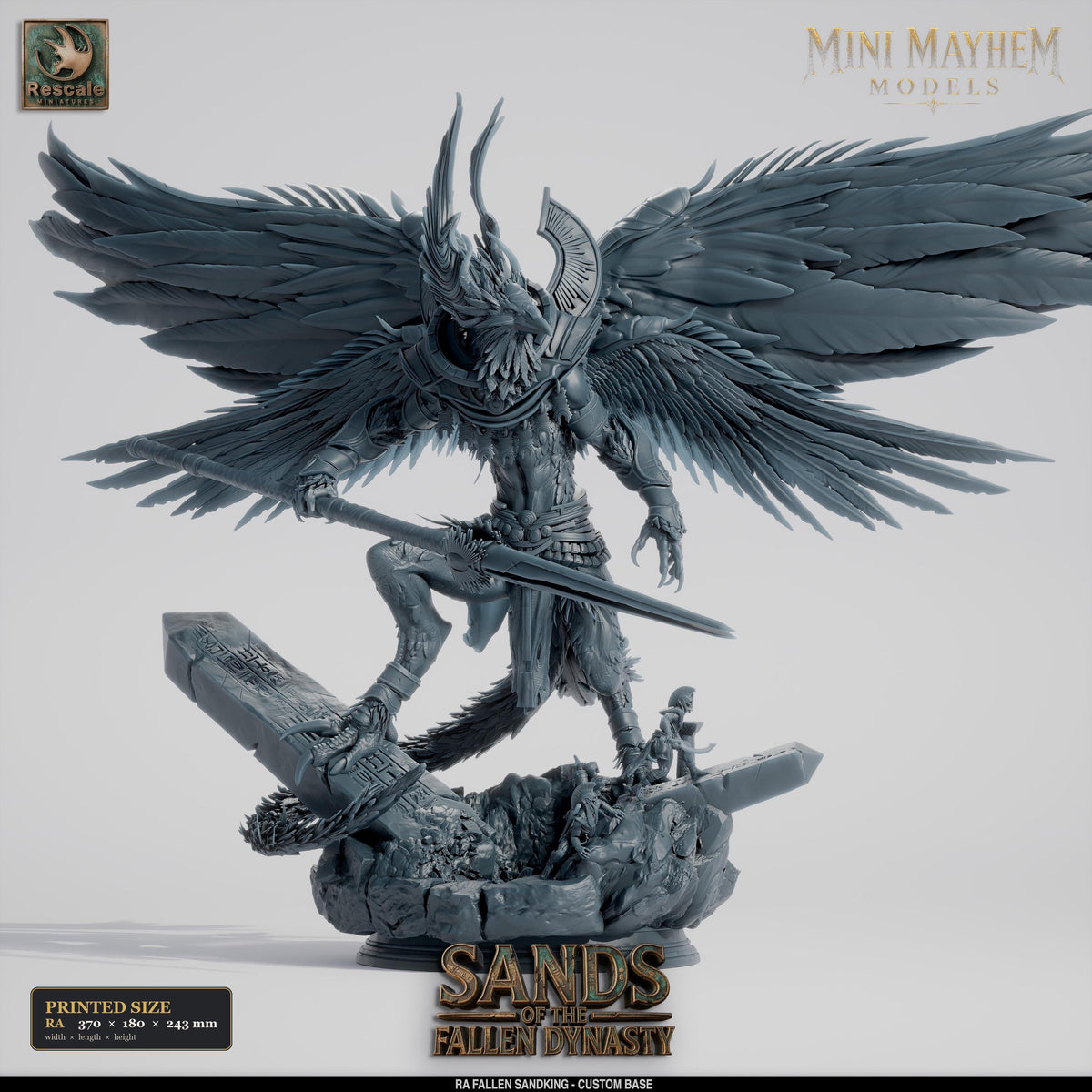 Ra Fallen Sandking Sands Dynasty DND miniature  Rescale Miniatures