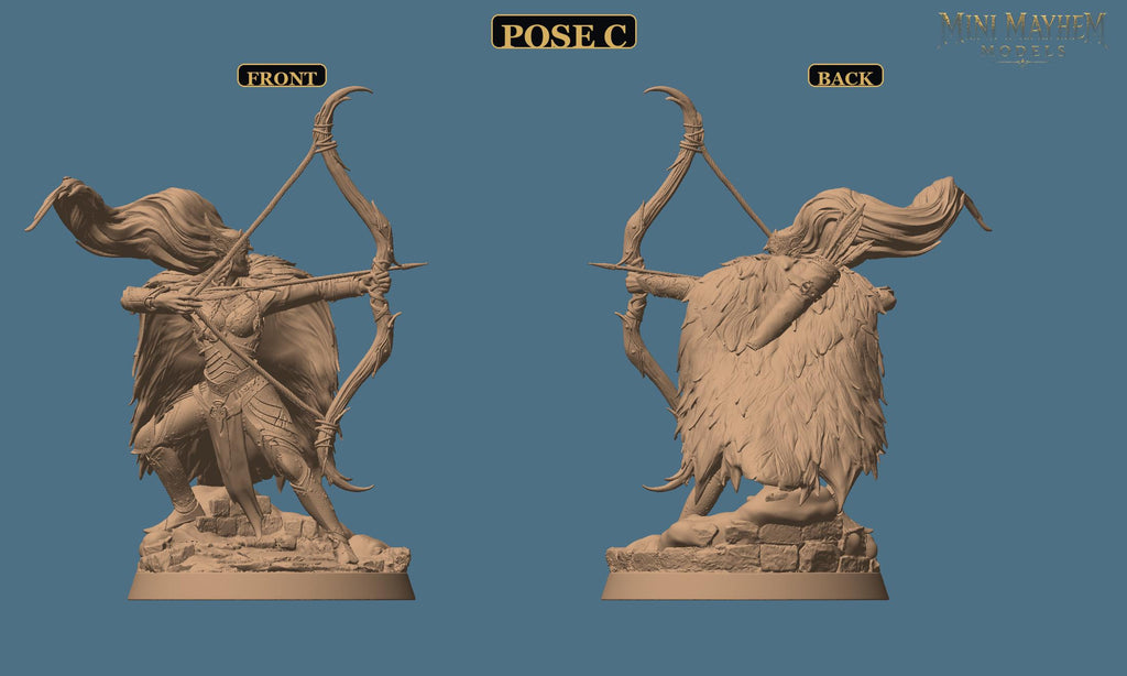 Aurora Sentinel Archer DND miniature  Rescale Miniatures