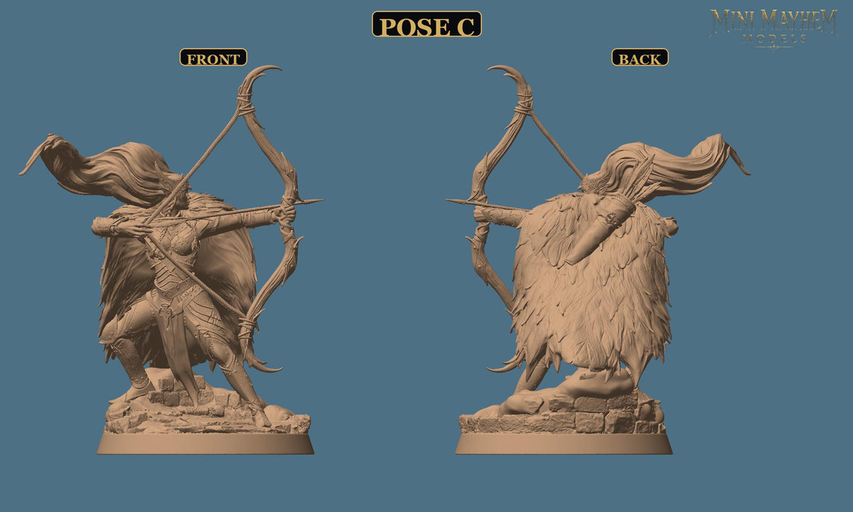 Aurora Sentinel Archer DND miniature  Rescale Miniatures