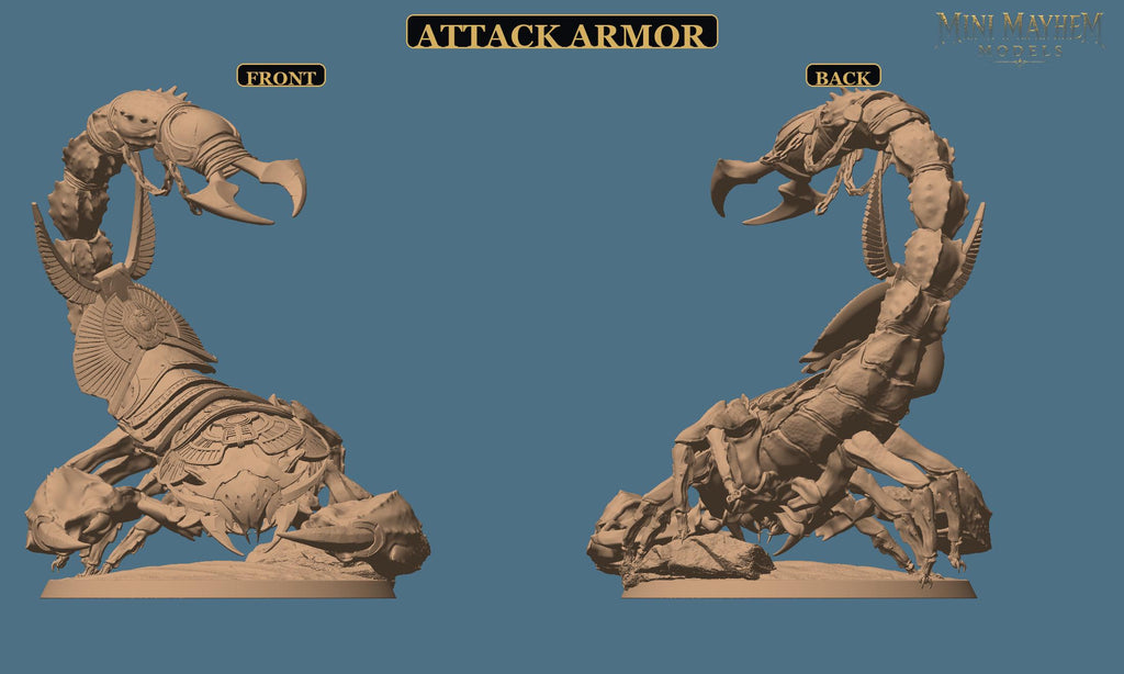 Amenti Legion Scorpion Stance and Attack DND miniature  Rescale Miniatures