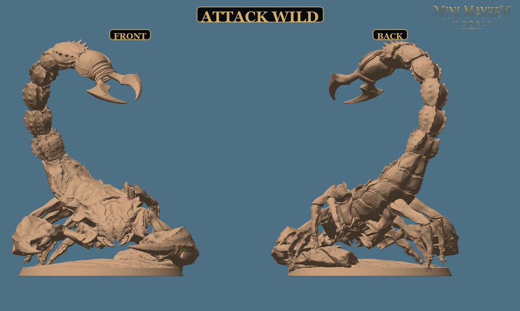 Amenti Legion Scorpion Stance and Attack DND miniature  Rescale Miniatures