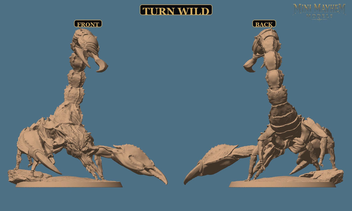 Amenti Legion Scorpion Scramble Turn Sting | Option: Sting Armor | front | DND miniature  Rescale Miniatures