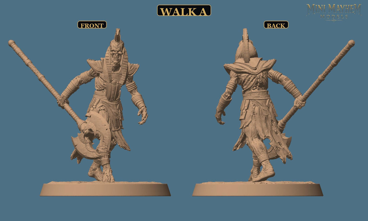 Undead Legion Halberd Sands Dynasty DND miniature  Rescale Miniatures