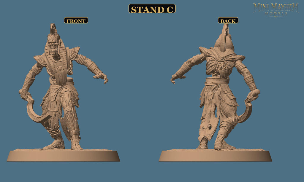 Undead Legion Sword Sands Dynasty DND miniature  Rescale Miniatures