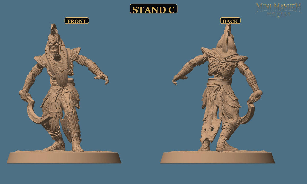 Undead Legion Sword Sands Dynasty DND miniature  Rescale Miniatures