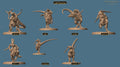 Velociraptor Cavalry Totem of the Scalewings | group photo | DND miniatures  Rescale Miniatures