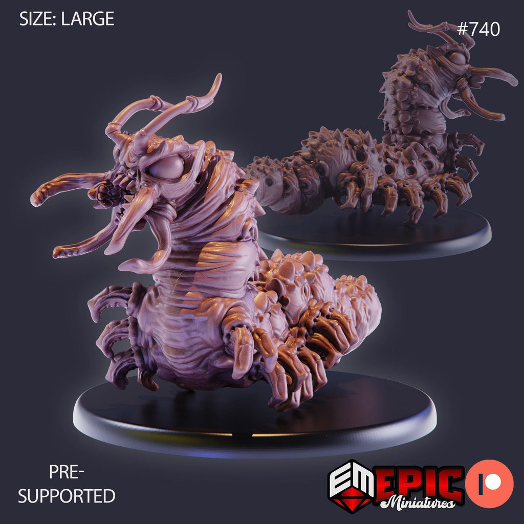 Carrion Bug Option #740 front DND miniature Psionic Overlords 16k resin