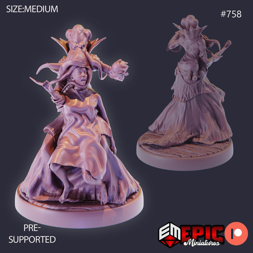 Mind Eater Option #758 front DND miniature Psionic Overlords 16k resin