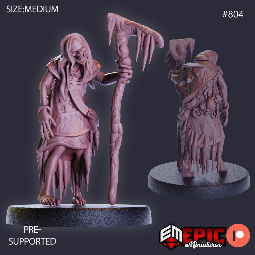 Winter Hag Option #804 front DND miniature Norse Raiders 16k resin