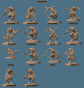 Sneaky Murkborn Totem of the Scalewings | group photo | DND miniatures  Rescale Miniatures