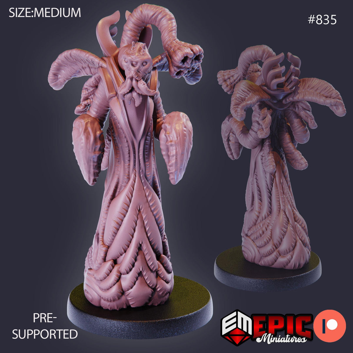 Great Race of Yith Option #835 front DND miniature Endless Nightmare 16k resin