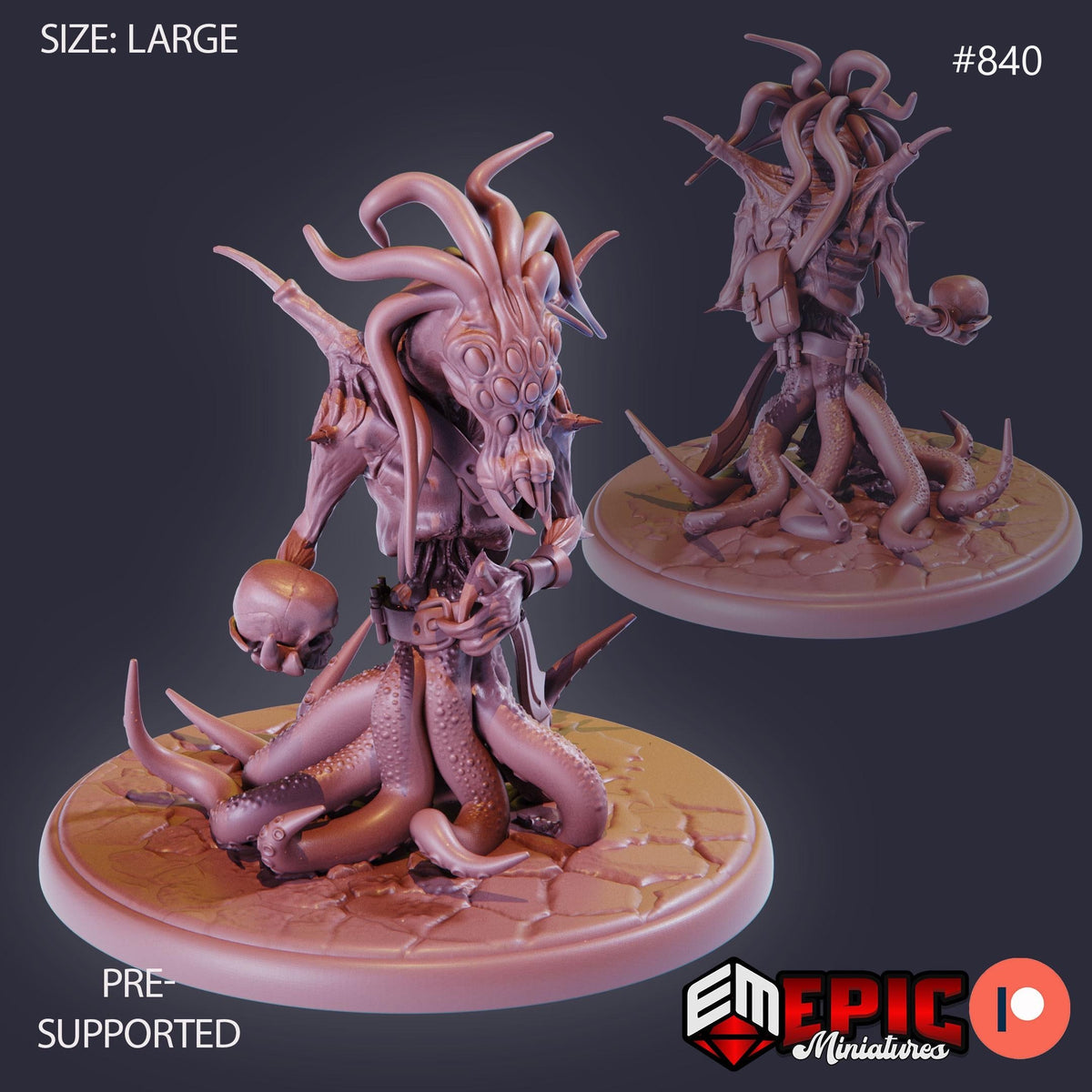 Nug Soth Option #840 front DND miniature Endless Nightmare 16k resin