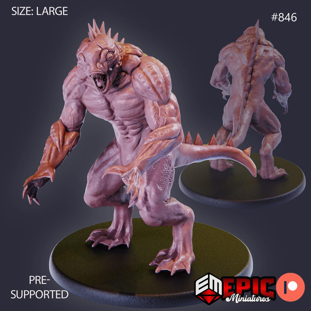 Deep One Abomination Option #846 front DND miniature Endless Nightmare 16k resin