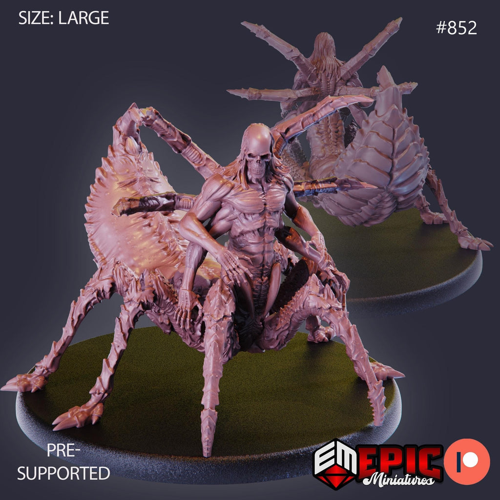 Leng Spider Option #852 front DND miniature Endless Nightmare 16k resin