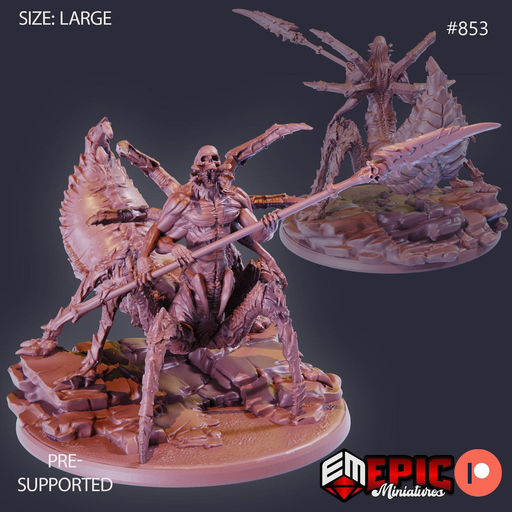 Leng Spider Option #853 front DND miniature Endless Nightmare 16k resin