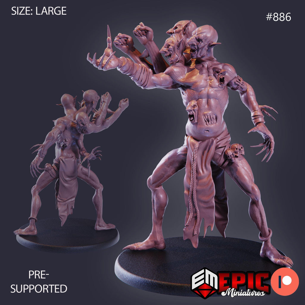 Dire Troll Option #886 front DND miniature Lost Paradise 16k resin