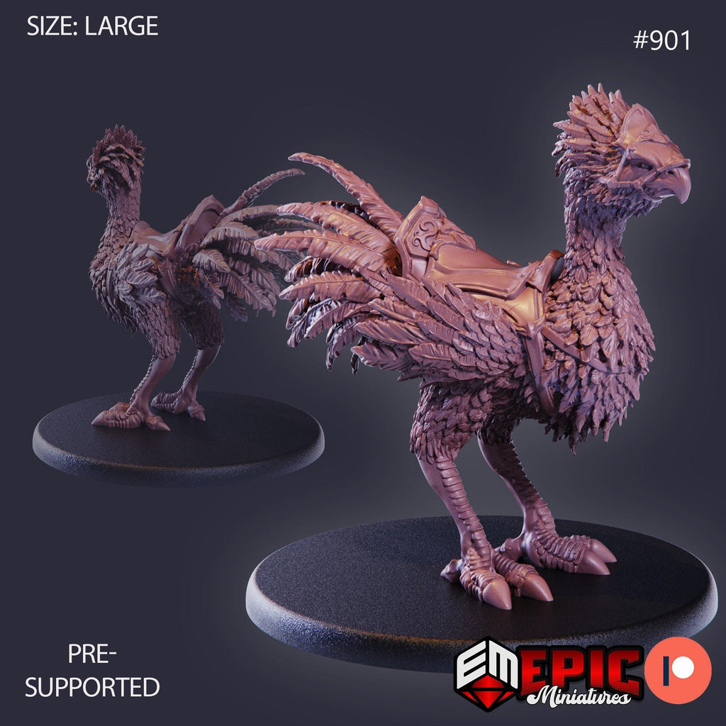 Terror Bird Option #901 front DND miniature Lost Paradise 16k resin