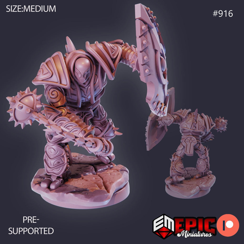 War Construct Juggernaut Option #916 front DND miniature Gear Town 16k resin