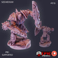War Construct Juggernaut Option #916 front DND miniature Gear Town 16k resin