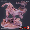 Iron Drake Tank Option #929 front DND miniature Gear Town 16k resin
