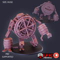 Clock Golem DND miniatures group photo Gear Town