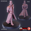 Masked Baron Option #936 front DND miniature Gear Town 16k resin