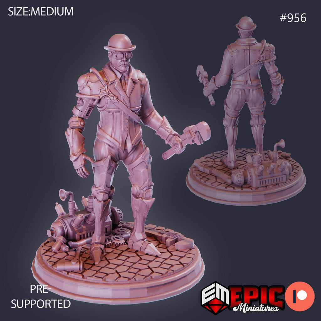 Lord Hamilton Option #956 front DND miniature Gear Town 16k resin